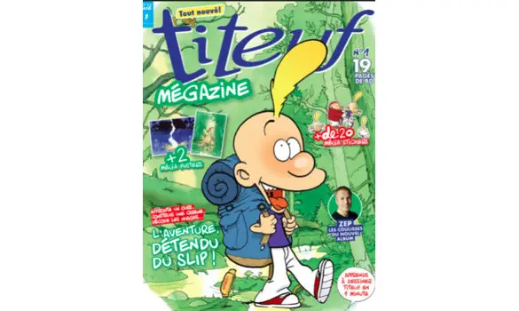 Titeuf n 1-magazine - megazine stikers